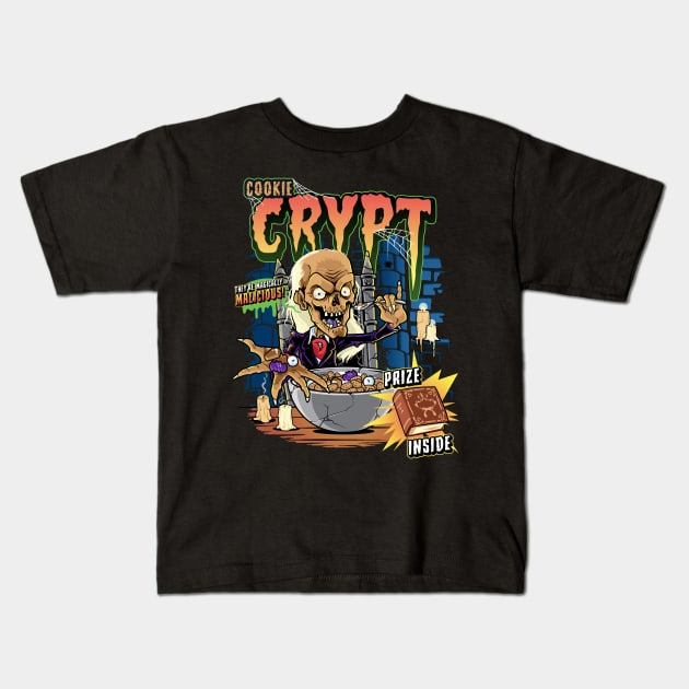 Cookie Crypt Cereal Kids T-Shirt by harebrained